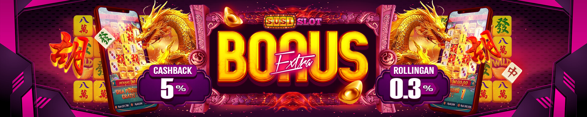 Susislot - Menang Kalah Dapat Bonus